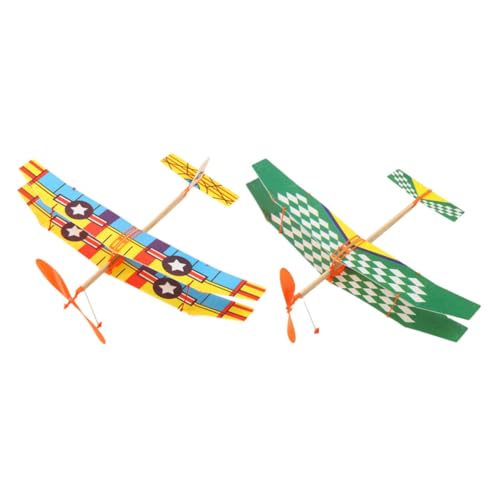 FOYTOKI 2 Stück Gummiband Betriebene Flugzeugmodelle Spielzeuge für Zufälliges Muster Fördert Geschicklichkeit und Eltern Junge Mädchen Beziehung FOYTOKI 2 Stück Gummiband Betriebene Flugzeugmodelle Spielzeuge für Zufälliges Muster Fördert Geschicklichkeit und Eltern Junge Mädchen Beziehung von FOYTOKI