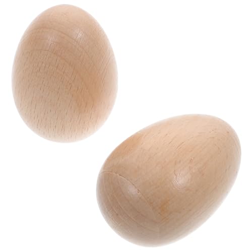 FOYTOKI 2 Stück Holz Musikinstrumente Ei Lustige Schüttelspielzeuge für Partys und Musikalische Früherziehung Langlebig und Robust Fördert Rhythmus FOYTOKI 2 Stück Holz Musikinstrumente Ei Lustige Schüttelspielzeuge für Partys und Musikalische Früherziehung Langlebig und Robust Fördert Rhythmus von FOYTOKI