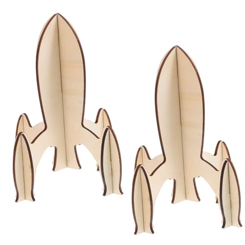 FOYTOKI 2 Stück Holzpuzzle Raketen Puzzle zum Selberbauen DIY für Fördert Hand Augen Koordination und Eltern Bindung für Zuhause und Büro FOYTOKI 2 Stück Holzpuzzle Raketen Puzzle zum Selberbauen DIY für Fördert Hand Augen Koordination und Eltern Bindung für Zuhause und Büro von FOYTOKI