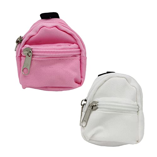 FOYTOKI 2 Stück Mini Puppenrucksack Teiliges Dekorationszubehör für Puppen für Fotografie und Hausgestaltung und Orange Leicht und Handlich Kreative Spielideen FOYTOKI 2 Stück Mini Puppenrucksack Teiliges Dekorationszubehör für Puppen für Fotografie und Hausgestaltung und Orange Leicht und Handlich Kreative Spielideen von FOYTOKI
