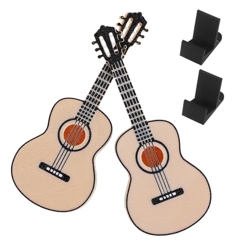 FOYTOKI 2 Stück Miniatur-bassgitarrenmodell: Mini-Gitarre Mit Ständer – Musikinstrumentenspielzeug – Puppenhaus-Dekoration Für Winzige Musikzimmer-heimdekoration FOYTOKI 2 Stück Miniatur-bassgitarrenmodell: Mini-Gitarre Mit Ständer – Musikinstrumentenspielzeug – Puppenhaus-Dekoration Für Winzige Musikzimmer-heimdekoration von FOYTOKI