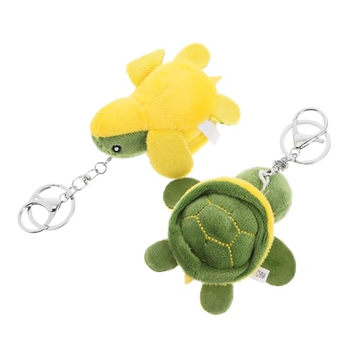 FOYTOKI 2 Stück Plüsch Schlüsselanhänger Schildkröte Weicher Leichter Schlüsselring als Taschenanhänger Niedlicher Anhänger aus Plüsch für Schlüssel und Rucksack Praktisches Accessoire FOYTOKI 2 Stück Plüsch Schlüsselanhänger Schildkröte Weicher Leichter Schlüsselring als Taschenanhänger Niedlicher Anhänger aus Plüsch für Schlüssel und Rucksack Praktisches Accessoire von FOYTOKI