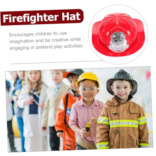 FOYTOKI 2 Stück Teiliges Feuerwehrhelm für Kunststoff Feuerwehrmütze Robust und Komfortabel Authentisches Feuerwehr Design für Rollenspiele für Jungen und Mädchen FOYTOKI 2 Stück Teiliges Feuerwehrhelm für Kunststoff Feuerwehrmütze Robust und Komfortabel Authentisches Feuerwehr Design für Rollenspiele für Jungen und Mädchen von FOYTOKI