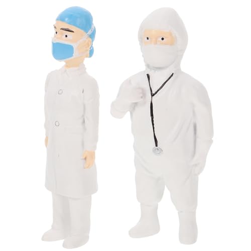 FOYTOKI 2 Stück Teiliges Miniaturfiguren Ärzte Realistische Menschenmodelle für Minihäuser Sandtisch Dekoration und Schulprojekte FOYTOKI 2 Stück Teiliges Miniaturfiguren Ärzte Realistische Menschenmodelle für Minihäuser Sandtisch Dekoration und Schulprojekte von FOYTOKI