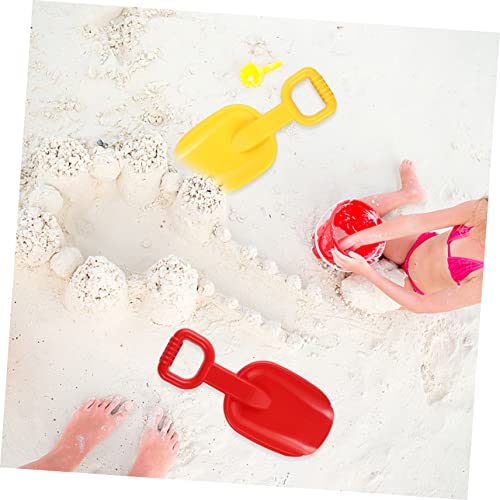 FOYTOKI 2 Stück Teiliges Sandspielzeug Sandspielzeug mit Kurzem Griff Robustes Kunststoffstrandspielzeug für Sommer und Strand Sicher und Langlebig Farbe Zufällig für Zufällige Farbe von FOYTOKI