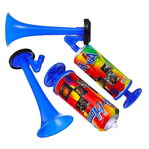 FOYTOKI 2 Stück jubelndes Horn Feierlichkeiten Sportveranstaltung für Hörner Cheer Air Horn Handlufthorn Lautes Lufthorn-Handgerät Lufthorn-Stadion-Krachmacher Umweltschutz Kunststoff pp von FOYTOKI
