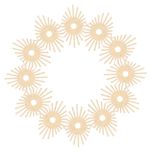FOYTOKI 20 Stück DIY Sonnenblumen-anhänger Für Armbänder, Sonnenförmige Anhänger-verbinder, Schmuckherstellungszubehör, Blumen-verbinder, Hohlanhänger, Vintage-blumen-anhänger von FOYTOKI