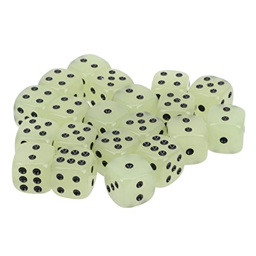 FOYTOKI 20 Stück Leuchtende aus Resin Kreative Sechseitige Spielwürfel für Partys und Ktv für Spiele FOYTOKI 20 Stück Leuchtende aus Resin Kreative Sechseitige Spielwürfel für Partys und Ktv für Spiele von FOYTOKI