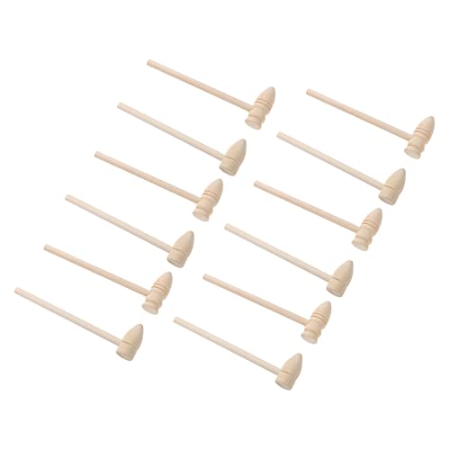 FOYTOKI 20Stücke Holzhammer Spielzeug für Kinder Hammerspielzeug zum Multi Kleiner Hämmer für Kreative Aktivitäten von FOYTOKI