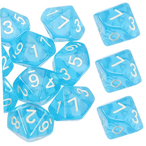 FOYTOKI 20 Stück Transparente Seitige aus Acryl Polyedrische für Rollenspiele und Tischspiele für Unterricht und Freizeitaktivitäten FOYTOKI 20 Stück Transparente Seitige aus Acryl Polyedrische für Rollenspiele und Tischspiele für Unterricht und Freizeitaktivitäten von FOYTOKI