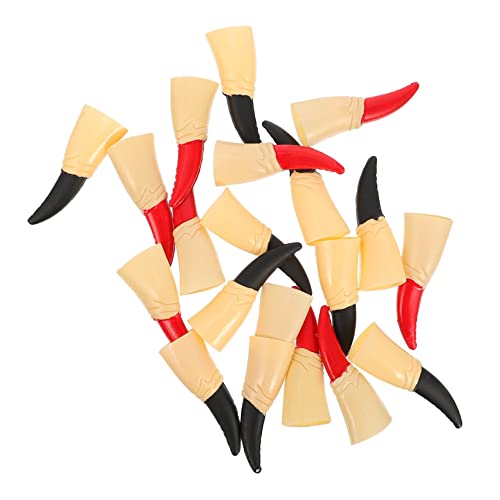 FOYTOKI 20 Stücke Halloween Finger Nägel Finger Nail Requisiten Halloween Gefälschte Fingernägel FOYTOKI 20 Stücke Halloween Finger Nägel Finger Nail Requisiten Halloween Gefälschte Fingernägel von FOYTOKI