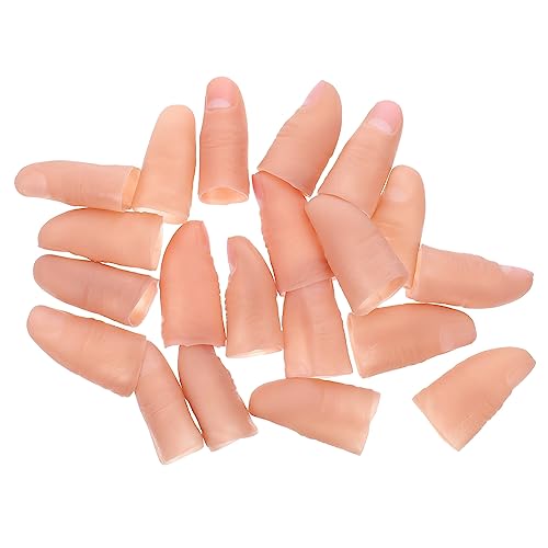 FOYTOKI 20Stücke Gefälschte Fingerabdeckungen Requisiten für Bühnenmagie für Zaubertricks und Partys aus Geschmeidigem Vinyl Leicht zu Bedienen und Beeindruckend FOYTOKI 20Stücke Gefälschte Fingerabdeckungen Requisiten für Bühnenmagie für Zaubertricks und Partys aus Geschmeidigem Vinyl Leicht zu Bedienen und Beeindruckend von FOYTOKI