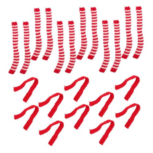 FOYTOKI 20Stücke Mini Puppenschals aus Wollschals für Dekoration und Basteln Zubehör für Puppen und Weihnachtsfeiern FOYTOKI 20Stücke Mini Puppenschals aus Wollschals für Dekoration und Basteln Zubehör für Puppen und Weihnachtsfeiern von FOYTOKI