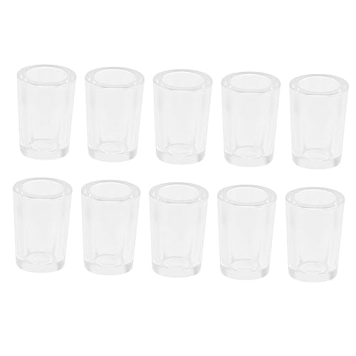 FOYTOKI 20Stücke Puppenhaus Dekorative Mini Wasserbecher aus Robustem Material für DIY Puppenhaus Zubehör und Miniaturdekoration von FOYTOKI