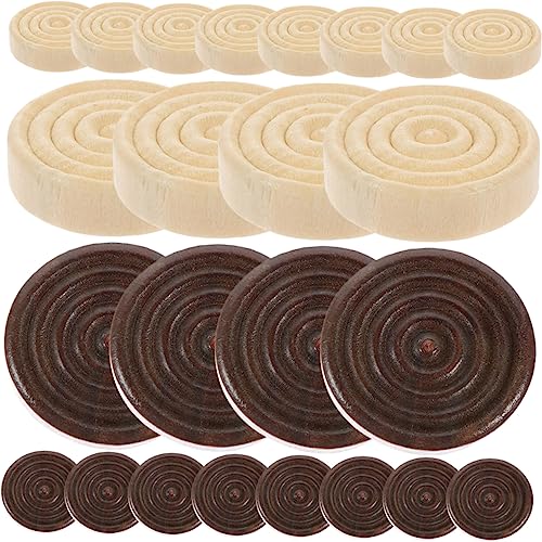 FOYTOKI 24 Stück Teiliges Holzspielsteine Runde Schachfiguren für Brettspiele Leicht und Tragbar aus Sicherem Holzmaterial für Erwachsene Spieleabende und Reisen FOYTOKI 24 Stück Teiliges Holzspielsteine Runde Schachfiguren für Brettspiele Leicht und Tragbar aus Sicherem Holzmaterial für Erwachsene Spieleabende und Reisen von FOYTOKI