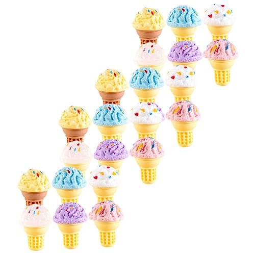 FOYTOKI 24Stücke Eiscreme Zubehör Teiliges aus Hochwertigem Harz Miniaturhäuser und DIY Dekorationen Realistische Eismodell Requisiten für Kreative Szenen FOYTOKI 24Stücke Eiscreme Zubehör Teiliges aus Hochwertigem Harz Miniaturhäuser und DIY Dekorationen Realistische Eismodell Requisiten für Kreative Szenen von FOYTOKI