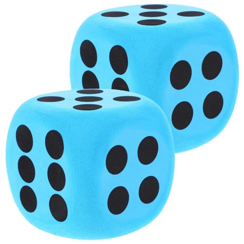 FOYTOKI 2St Würfel für Spiel brettspiele Virtu brettspiel Party-mitgebsel spielwaren draußen The Game Party Games Motto-Party-Requisite Lehrmittel Partyzubehör Partydekoration Eva Blue FOYTOKI 2St Würfel für Spiel brettspiele Virtu brettspiel Party-mitgebsel spielwaren draußen The Game Party Games Motto-Party-Requisite Lehrmittel Partyzubehör Partydekoration Eva Blue von FOYTOKI