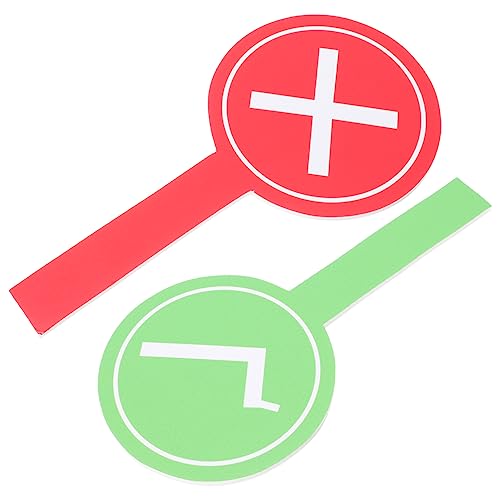 FOYTOKI 2Stücke Antwortpaddel für Lehrer Wiederverwendbare Handpaddel zur Abstimmung im Klassenzimmer Veranstaltungszubehör für Spiele und Lernaktivitäten Langlebig FOYTOKI 2Stücke Antwortpaddel für Lehrer Wiederverwendbare Handpaddel zur Abstimmung im Klassenzimmer Veranstaltungszubehör für Spiele und Lernaktivitäten Langlebig von FOYTOKI