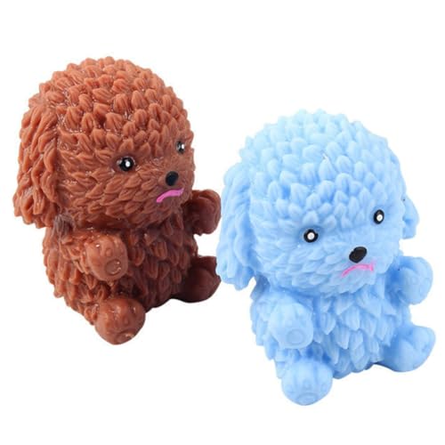 FOYTOKI 2Stücke Cartoon Hund Design Stressabbau Weiches Gummihund für Erwachsene zur Angstlinderung und Zufällige Farben FOYTOKI 2Stücke Cartoon Hund Design Stressabbau Weiches Gummihund für Erwachsene zur Angstlinderung und Zufällige Farben von FOYTOKI