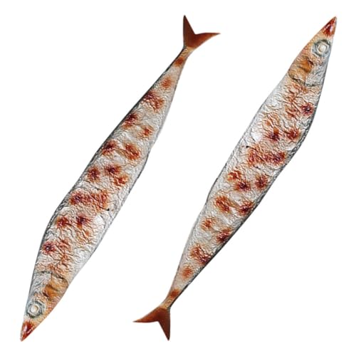 FOYTOKI 2Stücke Gefälschte Grillfisch Modelle aus Kunststoff Realistische Meeresfrüchte Requisiten für Kinderküche Spielküche Lebensmittel Kreative Dekoration für BBQ und Fotografie FOYTOKI 2Stücke Gefälschte Grillfisch Modelle aus Kunststoff Realistische Meeresfrüchte Requisiten für Kinderküche Spielküche Lebensmittel Kreative Dekoration für BBQ und Fotografie von FOYTOKI
