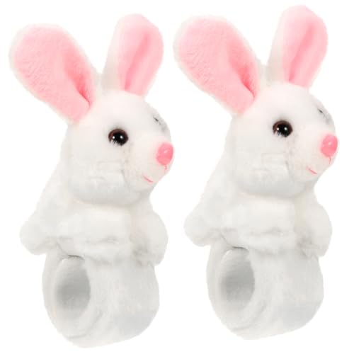 FOYTOKI 2Stücke Hasen Klapparmband Tiere Süße Gefüllte Slap Armbänder Partygeschenke für Goodie Bag Stuffer für Mottopartys und Feste FOYTOKI 2Stücke Hasen Klapparmband Tiere Süße Gefüllte Slap Armbänder Partygeschenke für Goodie Bag Stuffer für Mottopartys und Feste von FOYTOKI