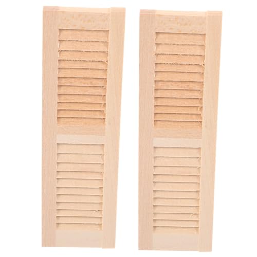FOYTOKI 2Stücke Holz Fensterläden für Puppenhäuser Dekorative Puppenläden Zubehör für Kreatives und Mikrolandschaftsdekoration Hochwertiges Holzmaterial Einfach zu Verwenden FOYTOKI 2Stücke Holz Fensterläden für Puppenhäuser Dekorative Puppenläden Zubehör für Kreatives und Mikrolandschaftsdekoration Hochwertiges Holzmaterial Einfach zu Verwenden von FOYTOKI