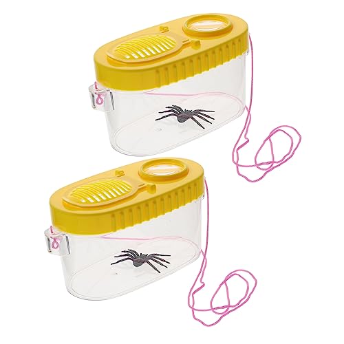 FOYTOKI 2Stücke Insektenbeobachtungsbehälter für Insektenboxen mit Vergrößerungsglas für Experimente und Naturerkundungen Multifunktional FOYTOKI 2Stücke Insektenbeobachtungsbehälter für Insektenboxen mit Vergrößerungsglas für Experimente und Naturerkundungen Multifunktional von FOYTOKI
