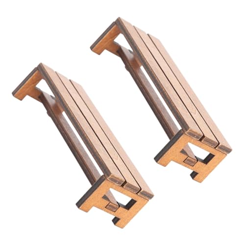 FOYTOKI 2Stücke Mini Holzbank für Puppenhausmöbel Deko Bank für Häuser Schlafzimmer Wohnzimmer oder Kreatives Zubehör für Fantasie FOYTOKI 2Stücke Mini Holzbank für Puppenhausmöbel Deko Bank für Häuser Schlafzimmer Wohnzimmer oder Kreatives Zubehör für Fantasie von FOYTOKI
