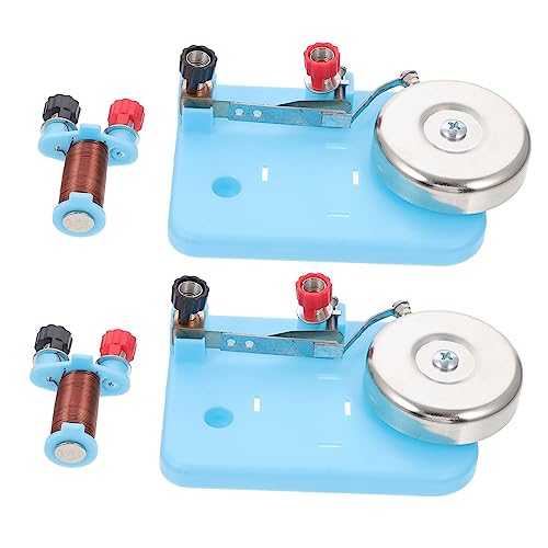 FOYTOKI 2Stücke Physik Laborzubehör Teiliges Elektrische Glocke für Unterrichtsexperimente Stabil Leicht und Zuverlässig für Physik Demos und Schulprojekte zur des von FOYTOKI