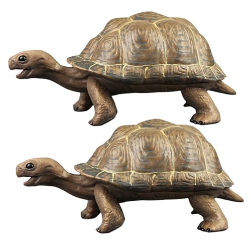 FOYTOKI 2Stücke Realistische Landschildkrötenfiguren für Fördert Kreatives Lernen und Tiererkennung FOYTOKI 2Stücke Realistische Landschildkrötenfiguren für Fördert Kreatives Lernen und Tiererkennung von FOYTOKI