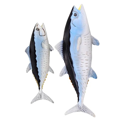FOYTOKI 2Stücke Realistische Spielzeuge Lebensechte Fischmodelle Frühkindlichen Bildung Handwerk für Dekorative Figuren für Zuhause von FOYTOKI