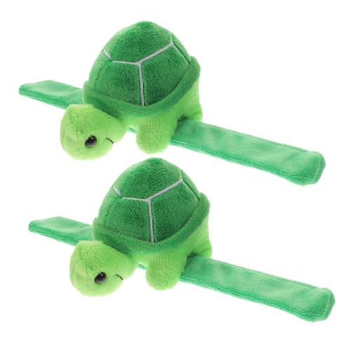 FOYTOKI 2Stücke Slap Armband Plüsch Schildkröte Weiches Stofftier Armband für Partys und Dekoration für Erwachsene Leicht und Bequem Perfektes Partyzubehör FOYTOKI 2Stücke Slap Armband Plüsch Schildkröte Weiches Stofftier Armband für Partys und Dekoration für Erwachsene Leicht und Bequem Perfektes Partyzubehör von FOYTOKI