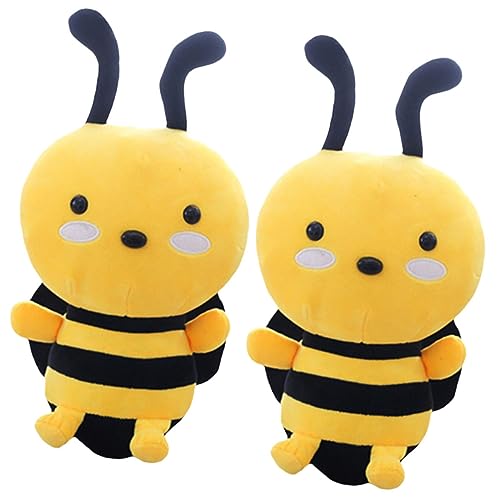 FOYTOKI 2Stücke Süße Bienen Plüschspielzeuge Kawaii Stofftier für Bienenpartys und Besondere Anlässe FOYTOKI 2Stücke Süße Bienen Plüschspielzeuge Kawaii Stofftier für Bienenpartys und Besondere Anlässe von FOYTOKI