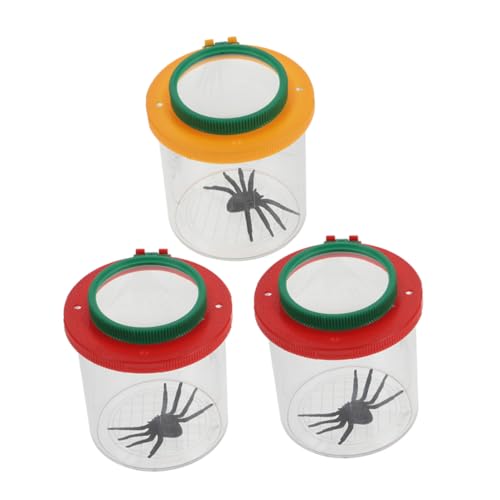 FOYTOKI 3 Stück Classroom Teaching Aid Viewer Käfig Lupe Box Rote Gelbe Insektenbeobachtungsbox für Outdoor Lernen Beobachtung von Pflanzen und Kleinen Objekten FOYTOKI 3 Stück Classroom Teaching Aid Viewer Käfig Lupe Box Rote Gelbe Insektenbeobachtungsbox für Outdoor Lernen Beobachtung von Pflanzen und Kleinen Objekten von FOYTOKI