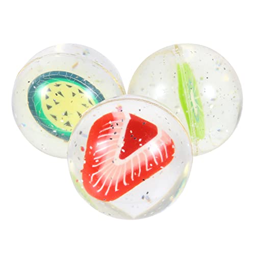 FOYTOKI 3 Stück Gummi Fruchtiger Hüpfball für Kinder Pädagogisches Spielzeug Hand Fuß Koordination Spaß für Drinnen und Draußen FOYTOKI 3 Stück Gummi Fruchtiger Hüpfball für Kinder Pädagogisches Spielzeug Hand Fuß Koordination Spaß für Drinnen und Draußen von FOYTOKI
