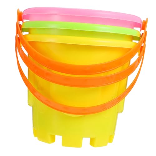 FOYTOKI 3 Stück Mini Sandspielzeug für Teiliges Kunststoff Eimer mit Bunten Mini Bucket Toy für Strand Garten und Spielplatz für Kreative Sandspiel Erlebnisse Zufällige FOYTOKI 3 Stück Mini Sandspielzeug für Teiliges Kunststoff Eimer mit Bunten Mini Bucket Toy für Strand Garten und Spielplatz für Kreative Sandspiel Erlebnisse Zufällige von FOYTOKI