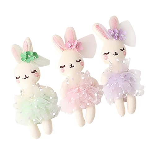 FOYTOKI 3 Stück Plüsch Kaninchen Dekofiguren Weiche Stofftiere Hellgrün Helllila und Rosa für Ostern DIY Deko und für Freunde FOYTOKI 3 Stück Plüsch Kaninchen Dekofiguren Weiche Stofftiere Hellgrün Helllila und Rosa für Ostern DIY Deko und für Freunde von FOYTOKI