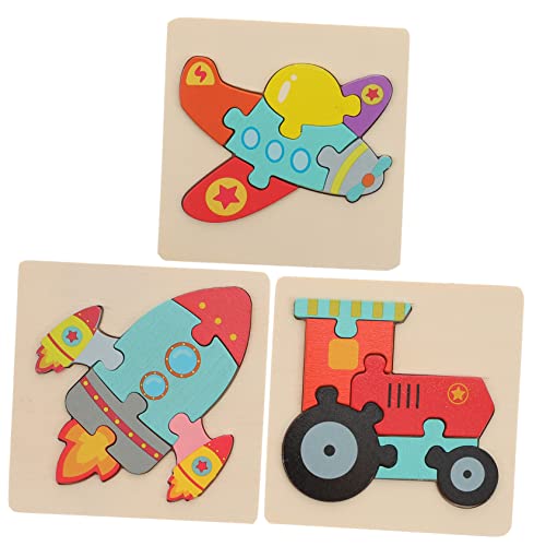 FOYTOKI 3 Stück Teiliges Holzpuzzle für Kleinkinder Cartoon Formen Puzzle Montessori Lernspielzeug Fördert Kreativität und Feinmotorik für Ab Jahren aus Hochwertigem Holz Gefertigt FOYTOKI 3 Stück Teiliges Holzpuzzle für Kleinkinder Cartoon Formen Puzzle Montessori Lernspielzeug Fördert Kreativität und Feinmotorik für Ab Jahren aus Hochwertigem Holz Gefertigt von FOYTOKI