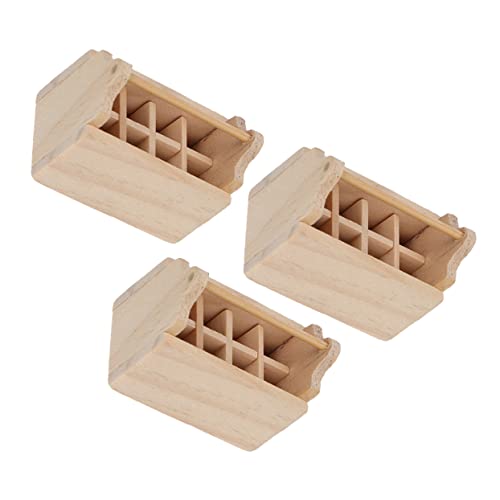 FOYTOKI 3 Stück Werkzeugkasten Modell Teiliges aus Holz Kreative Dekoration für Fotografie und Miniaturhäuser für Farbenfrohes Möbelzubehör von FOYTOKI