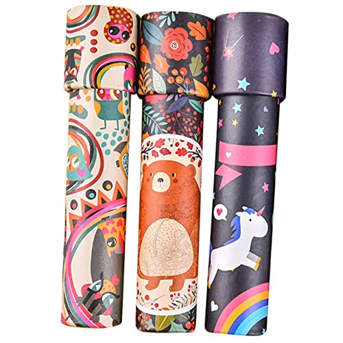 FOYTOKI 3 Stücke Kaleidoskop für Bildungsspielzeug Kinderspiele für kinderspielzeug funnytoys für wissenschaftliche Experimente Kaleidoskop von FOYTOKI