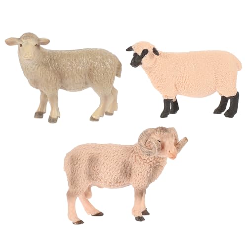 FOYTOKI 3 Stücke Schaf-Ornament Frosch Tierspielzeug Aktivitäten für Kleinkinder Lamm Animal Figures Tiermodell kreative Schafverzierung Schaf-Modell FOYTOKI 3 Stücke Schaf-Ornament Frosch Tierspielzeug Aktivitäten für Kleinkinder Lamm Animal Figures Tiermodell kreative Schafverzierung Schaf-Modell von FOYTOKI