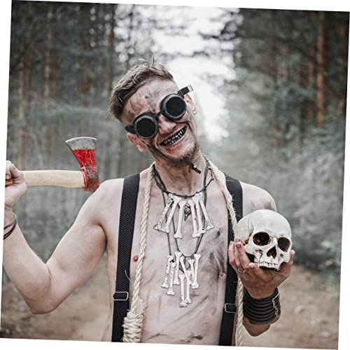 FOYTOKI 36 Stück Teiliges Mini Plastikknochen Halloween Dekorationen Weiße Realistische Knochen Requisiten für und Spukhaus Deko von FOYTOKI