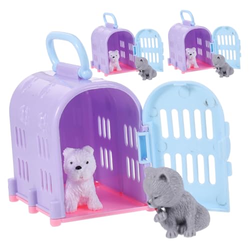 FOYTOKI 3Sätze Mini Haustierhaus Modell Teiliges für Kreative Dekoration Kleines Haustierhaus Hund für Szenen und Heimdekoration Zufällige Farben FOYTOKI 3Sätze Mini Haustierhaus Modell Teiliges für Kreative Dekoration Kleines Haustierhaus Hund für Szenen und Heimdekoration Zufällige Farben von FOYTOKI