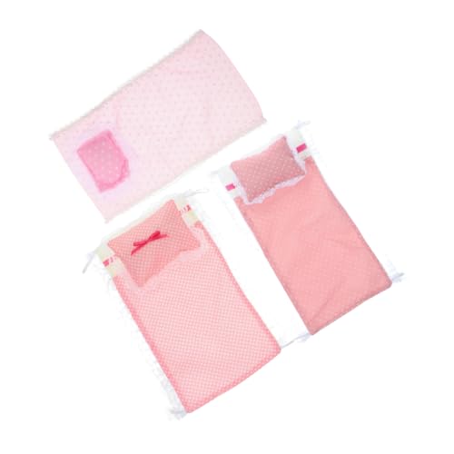 FOYTOKI 3Sätze Schlafzimmer Set für Puppenhäuser Teiliges Puppenbettzeug mit Kissen und Zubehör Einzigartiges Design Einfach zu Reinigen Langlebige Handwerkskunst Vielseitig FOYTOKI 3Sätze Schlafzimmer Set für Puppenhäuser Teiliges Puppenbettzeug mit Kissen und Zubehör Einzigartiges Design Einfach zu Reinigen Langlebige Handwerkskunst Vielseitig von FOYTOKI