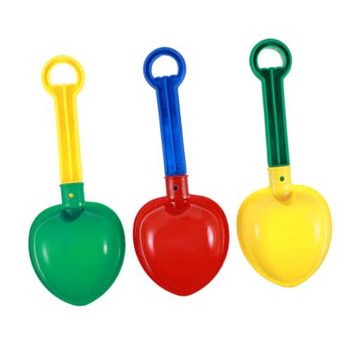 FOYTOKI 3Stücke Kindersandspielzeug Robuste Kunststoffschaufeln für Strand und Sandkasten für Fördert Praktische Fähigkeiten und Koordination von FOYTOKI