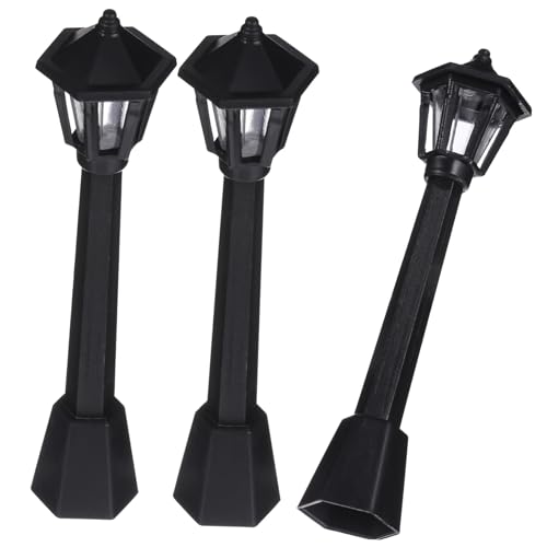 FOYTOKI 3Stücke Teiliges Straßenlaternen Miniaturlichter aus Naturharz Realistische Simulation für Mikrolandschaften Puppenhäuser und Gartenprojekte DIY Dekoration für Kreative FOYTOKI 3Stücke Teiliges Straßenlaternen Miniaturlichter aus Naturharz Realistische Simulation für Mikrolandschaften Puppenhäuser und Gartenprojekte DIY Dekoration für Kreative von FOYTOKI