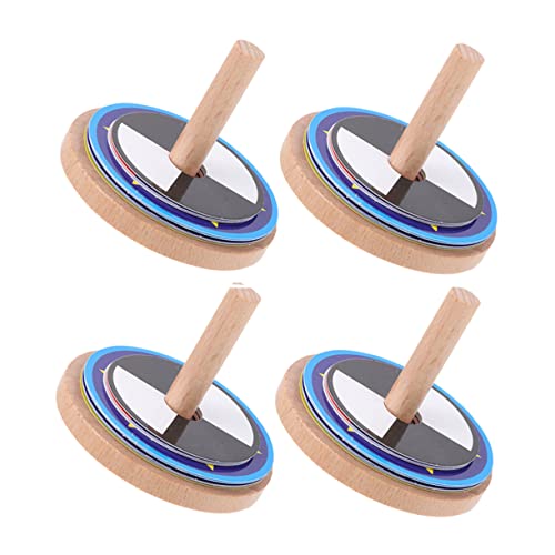 FOYTOKI 4 Satz Holz Kreiselspielzeug für Kinder Lustige Peg Tops Pädagogisches Selbstgemacht Gyroskop für Hand Auge Koordination Outdoor Spielzeug Bunte Farben FOYTOKI 4 Satz Holz Kreiselspielzeug für Kinder Lustige Peg Tops Pädagogisches Selbstgemacht Gyroskop für Hand Auge Koordination Outdoor Spielzeug Bunte Farben von FOYTOKI