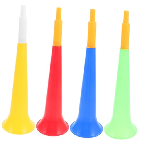 FOYTOKI 4 Stück Fußball Horn Trompete für Partys und Sportevents zum Anfeuern Feiern Sicheres Kinderfreundliches Material Geräuschvoller Party FOYTOKI 4 Stück Fußball Horn Trompete für Partys und Sportevents zum Anfeuern Feiern Sicheres Kinderfreundliches Material Geräuschvoller Party von FOYTOKI