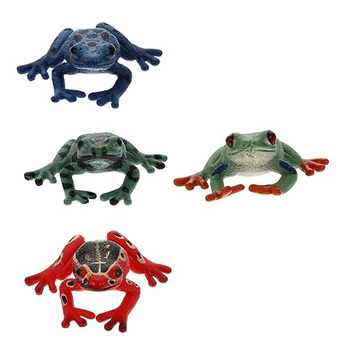 FOYTOKI 4 Stück Modelle Frosch Familie Lernspielzeug für Bildung Realistische Tierfiguren für Kreative Deko und Unterrichtszubehör für Lernumgebungen FOYTOKI 4 Stück Modelle Frosch Familie Lernspielzeug für Bildung Realistische Tierfiguren für Kreative Deko und Unterrichtszubehör für Lernumgebungen von FOYTOKI