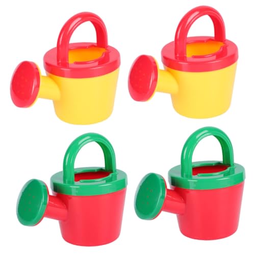 FOYTOKI 4 Stück Teiliges Gießkanne Robuste Plastik Gießkanne für Strand und Garten Ergonomisches Design für Wasserspielzeug im Freien und Beim Rote Gelbe FOYTOKI 4 Stück Teiliges Gießkanne Robuste Plastik Gießkanne für Strand und Garten Ergonomisches Design für Wasserspielzeug im Freien und Beim Rote Gelbe von FOYTOKI